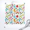 Small School Supplies White Teacher Pencil Rainbow Student Abcs Education Custom Printed Fabric by Spoonflower Various Fabrics by the Yard or Fat Quarter